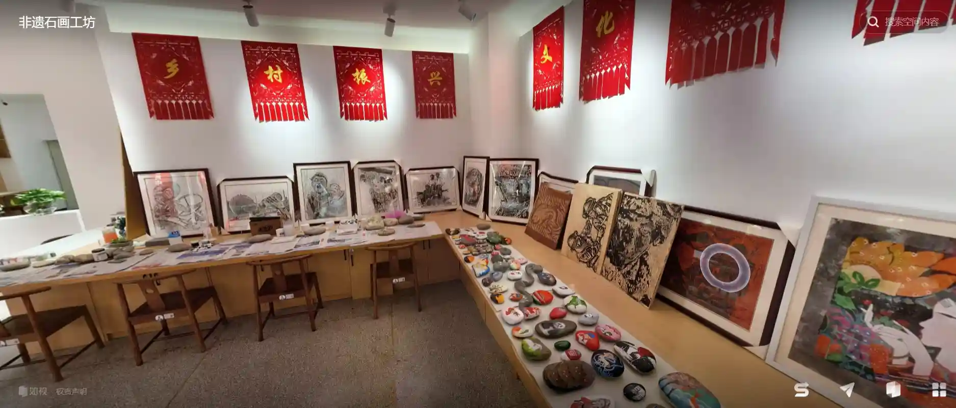 石头画作品