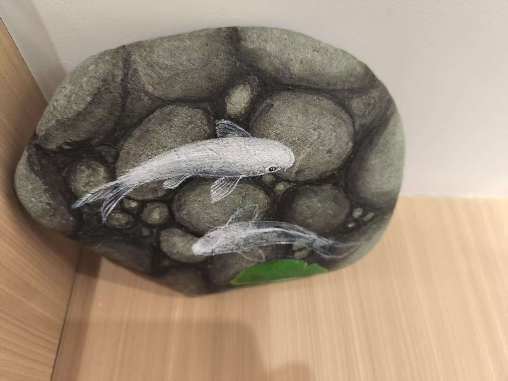 自然风景石头画