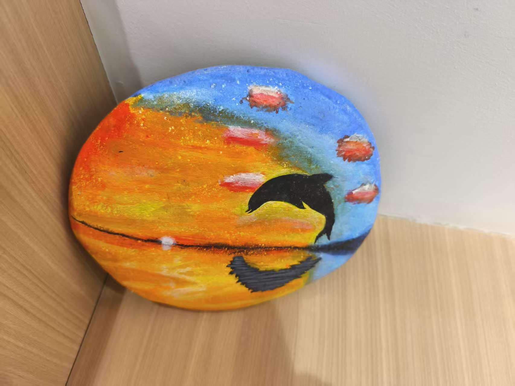 抽象艺术石头画